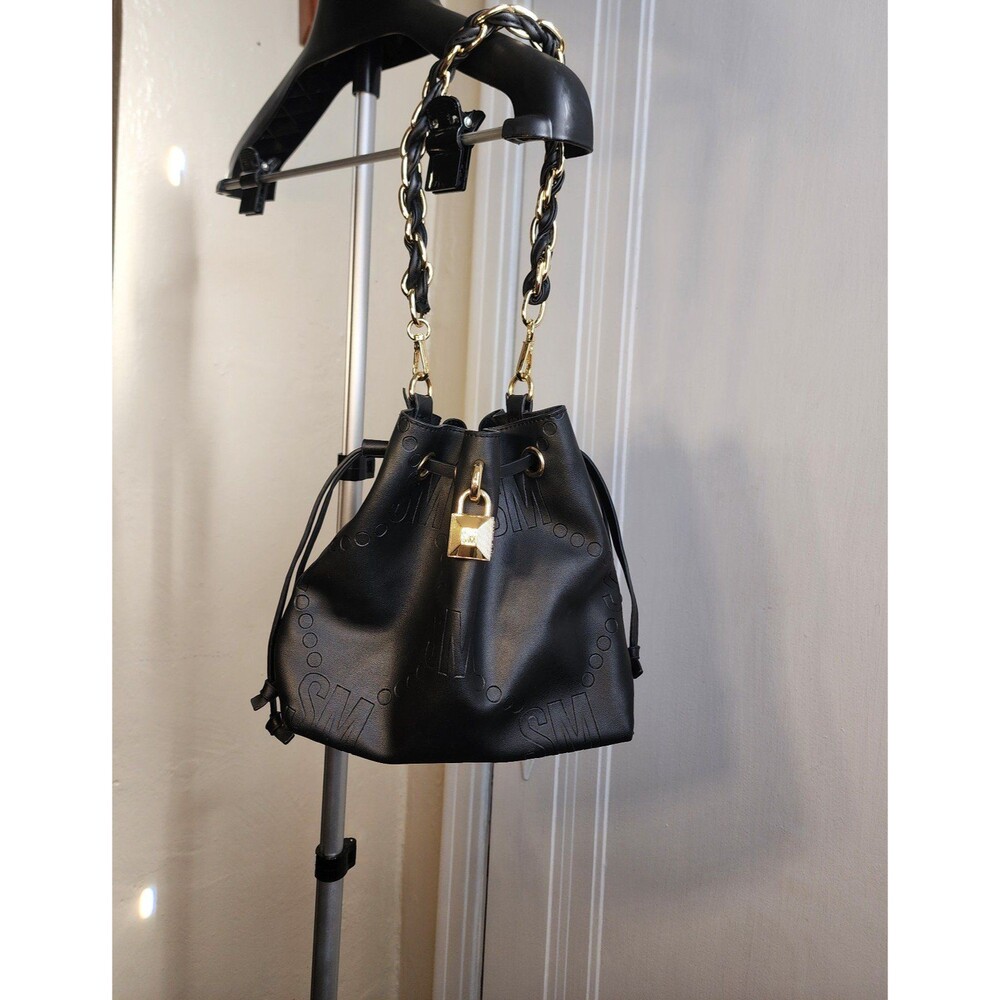 STEVE MADDEN Black Bucket Bag - Picture 5 of 7